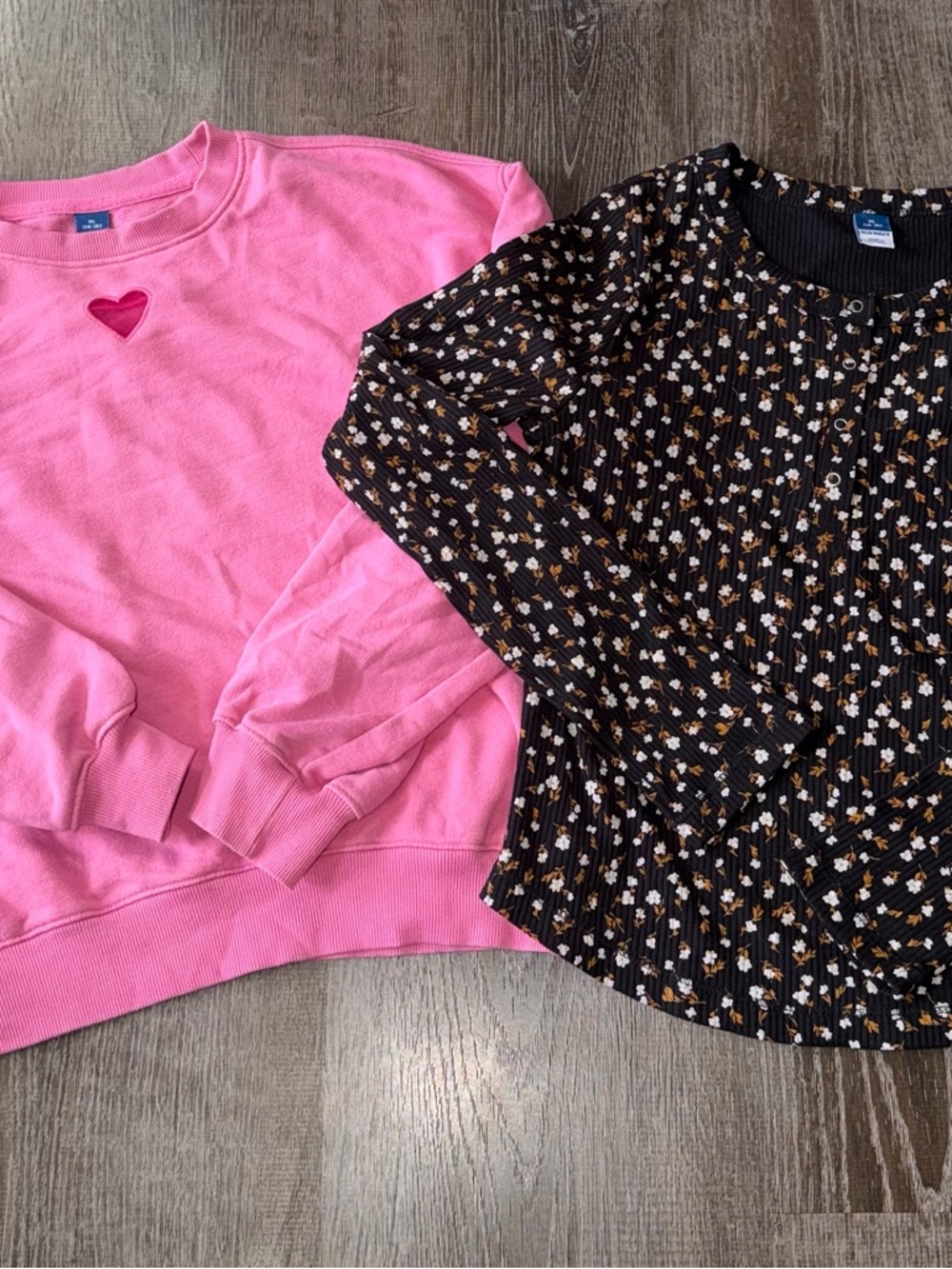 Old Navy Long Sleeve Crew Neck and NWOT Floral Henley